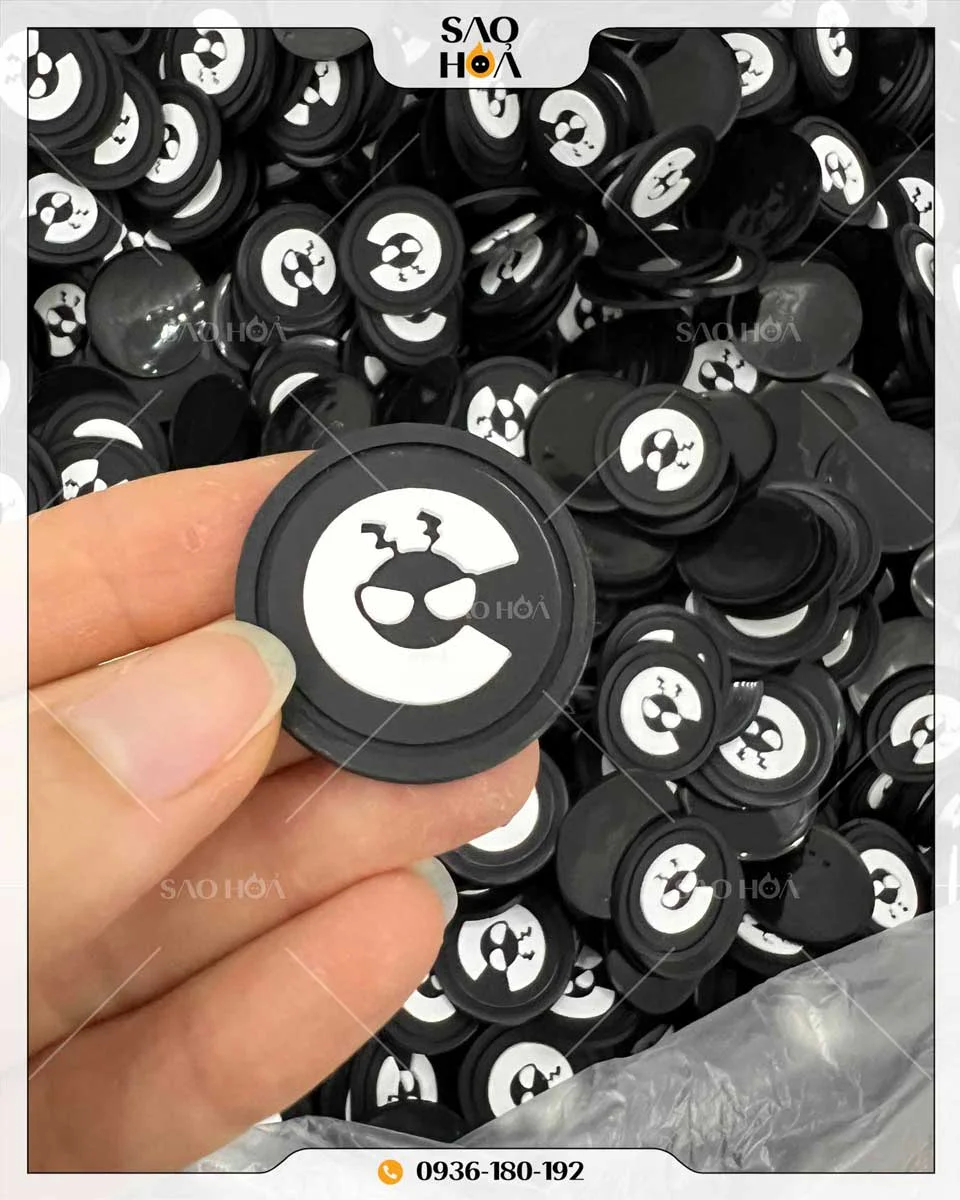 A039 Mác cao su tròn đúc theo thiết kế